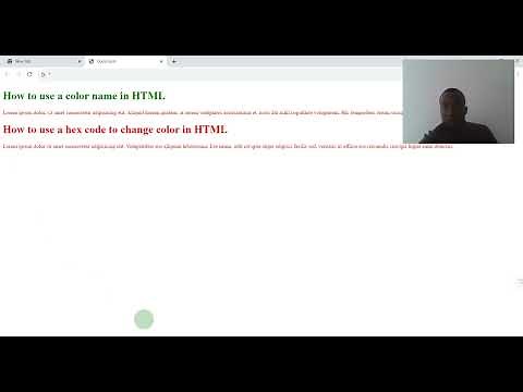 HTML Colors How to apply color to HTML elements using RGB, HSL, Color Name and Hex Code