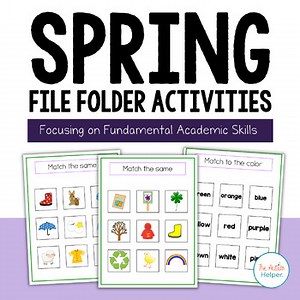Spring File Folder Activities