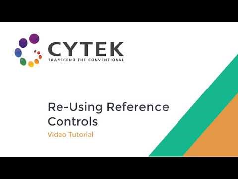 Re-Using Reference Controls