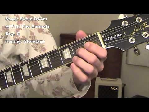 Boom Boom - guitar lesson