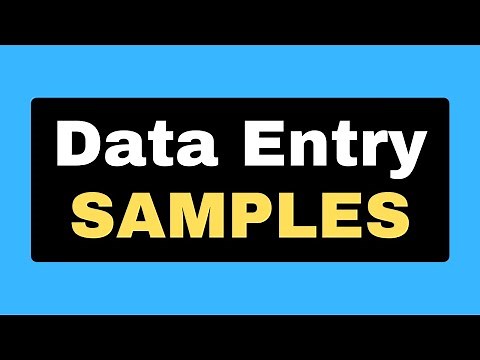 Data Entry Project Samples for Beginners - Become a Data Entry Professional
