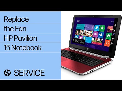 Replace the Fan | HP Pavilion 15 Notebook | HP