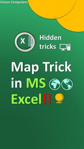 3.9K views · 214 reactions | Excel Map Chart Tutorial: Using Slicers for Interactive Visualization Discover the power of interactive map charts in Excel with this tutorial. We'll show you how to use slicers to filter your data and create a dynamic map chart that updates in real-time.#excel #exceltips #exceltricks #excelformula #msexcel #exceltutorials #spreadsheets #excelforbeginners #excelhacks | Vision Computers | Facebook