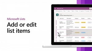 Add list items