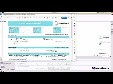 PD 02 04 02 Reports Cable Calculation