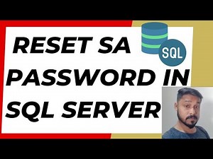 How to reset SA password in SQL Server