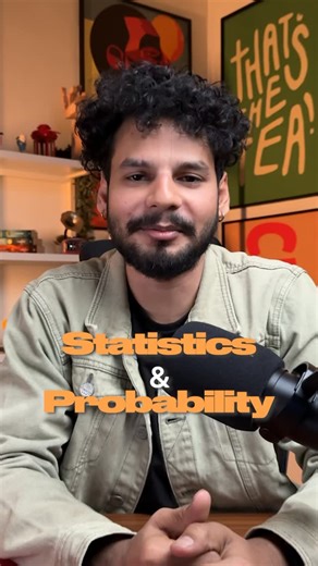 The Sheryians AI School on Instagram: "After Python, the real game starts with Statistics & Probability This is where data stops being numbers and starts becoming decisions, insights, and predictions. In Data Science, Statistics helps you understand what happened Probability helps you predict what can happen next Mean, Median, Mode Variance, Standard Deviation Normal Distribution, Skewness Probability, Random Variables, Bayes Theorem Every Machine Learning model, Every AI prediction, Every Busin