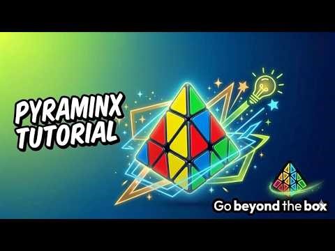 How to Solve a Pyraminx (EASY Beginner Tutorial)