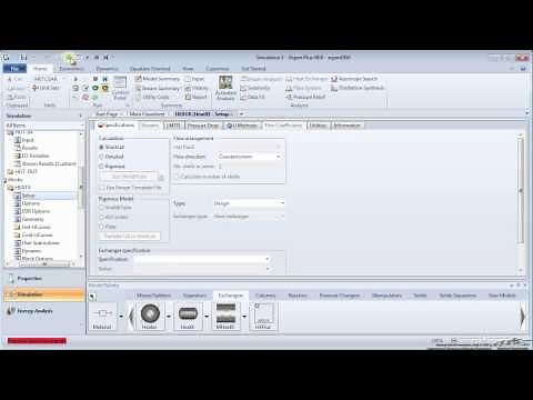 Aspen Plus: Shortcut Heat Exchanger Method