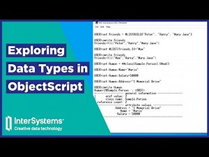 ObjectScript Data Types