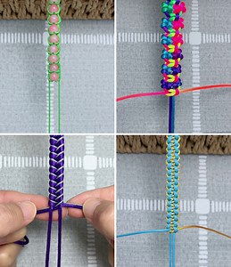 1.8M views · 27K reactions | Easy DIY Thread Bracelet Making Ideas at Home :) | Simple Crafts | Facebook