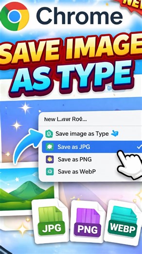 Sharp Tech on Instagram: "SAVE IMAGE IN ANY FORMAT 😱 | Chrome Extension 😱 Image save karte waqt format change karna chahte ho? Is Chrome Extension – Save Image As Type ki help se tum right click karke image ko JPG, PNG ya WEBP me save kar sakte ho — bina kisi extra website ya software ke! 🔥 Features: ✔ Save image as JPG / PNG / WEBP ✔ One-click right click option ✔ Time saving & super easy ✔ Perfect for students, designers & developers Ye extension especially useful hai jab: Website image ka