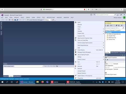 1. OOP - Microsoft Visual Studio - Hello World Program in C++
