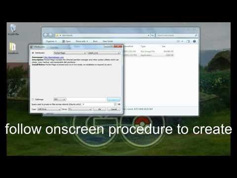 Creating a bootable partedmagic usb drive