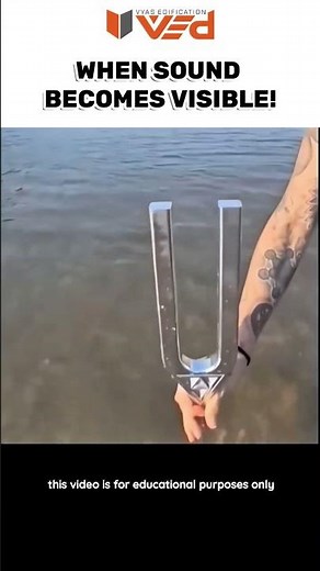 Invisible Sound Waves Made Visible! 🔊💧 Pure Physics Magic! #shorts #viral