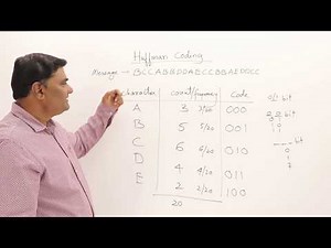 Huffman Coding - Greedy Method Video Lecture | Algorithms - Computer Science Engineering (CSE)