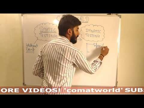 Static Testing & Dynamic Testing