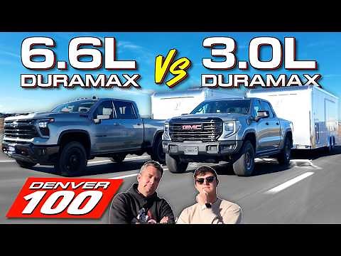 GMC Sierra Small vs Big Duramax Diesel Truck Comparo: Which Tows Better & Cost Less at The Pump?