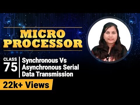 Synchronous Vs Asynchronous Serial Data Transmission - Communication Interface - Microprocessors