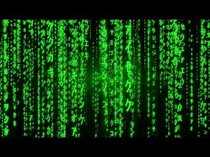 Matrix Rain Code 3D 4K