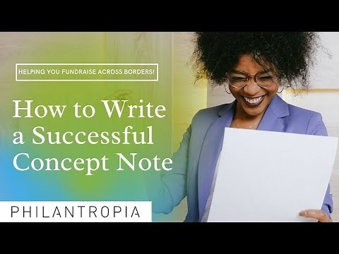 How to Write a Successful Concept Note