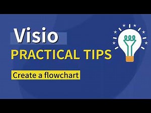 🌀 Creating a Flowchart in Visio! (Step-by-Step Guide)