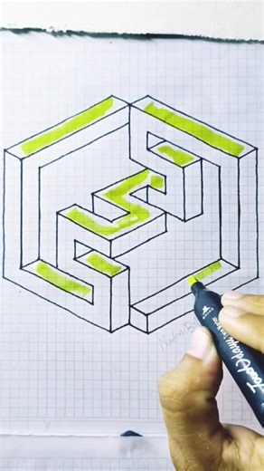 1.7K views · 24 reactions |  How to Draw in 3D: Easy Step-by-Step...