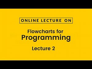 Flowchart for Programming - Lecture 2 | Prof. Kamal Ghanshala | Graphic Era University