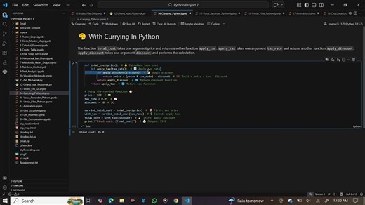 1-Python Currying Explained with Simple Example 🔥 _ Nested Functions Tutorial