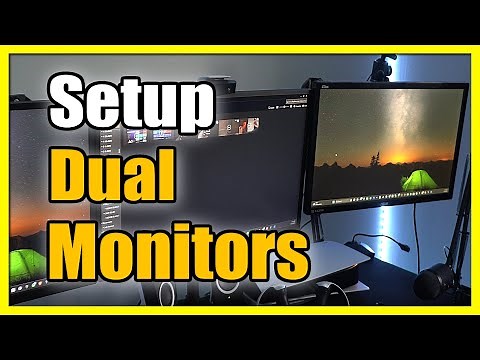 How to Setup Dual Monitors on Computer using Windows 11 (Fast Method)