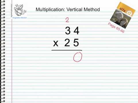 Multiplication Vertical Method