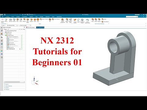 Siemens NX tutorials for beginners|NX 2312|tutorial-01