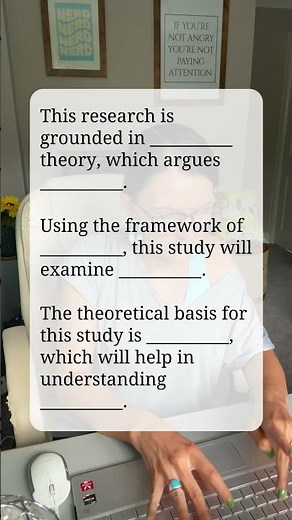 Research Proposal Template Examples Part 2 - Theoretical Framework
