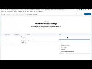 Digitisation of Drawings and Documents for the Field in PlanGrid