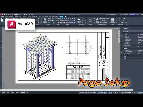 How to properly do a Page Setup - Paper Space (Layout) AutoCAD 2023