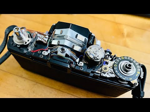 Olympus OM-1 Top Cover Disassembly Viewfinder Clean & Prism Restoration Using Toothpaste