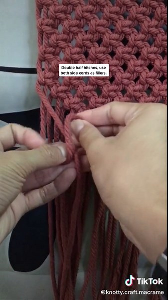 DIY Macrame Bag Tutorial: Step-by-Step Guide to Making a Rusty Red Handmade Bag