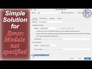 Fix for gradle error: Module not specified in Android Studio