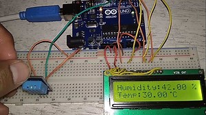 Interfacing DHT11 Humdity & Temperature Sensor with Arduino & LCD