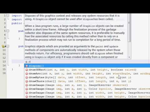 Java Graphics Tutorial 1 - Learning the paint method