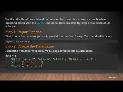 How to Subset Rows in a Pandas DataFrame Based on Conditions