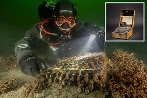 Lost Enigma machine used for secret Nazi messages found in Baltic Sea