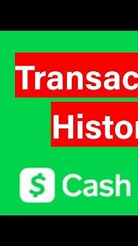 How To View Transaction History CashApp