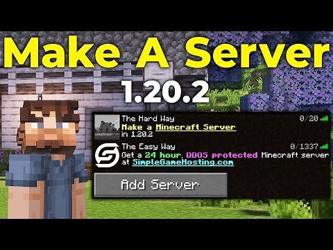 How To Make a Minecraft Server in 1.20.2