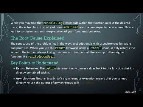Understanding undefined Returns in Async JavaScript Functions: A Guide for Node.js Developers