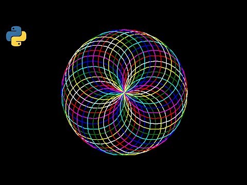 Python Turtle - Circle Spirograph Tutorial
