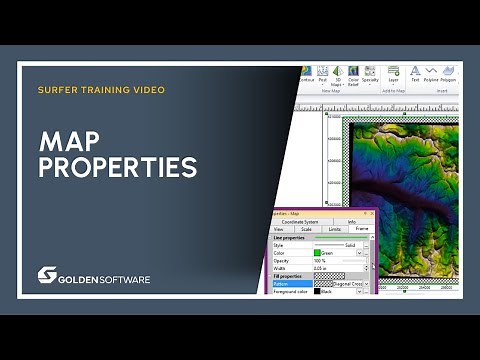 Surfer Map Properties