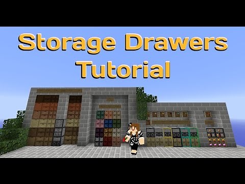 Minecraft Storage Drawers Tutorial