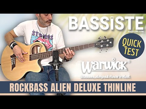 Warwick Rockbass Alien Deluxe Thinline - Quick Test - Bassiste Magazine 98