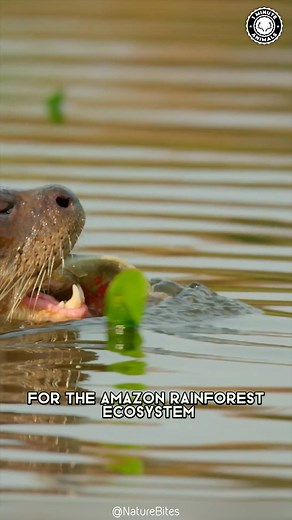 267K views · 5.8K reactions | Giant Brazilian Otter 簾 The RIVER Top Predator! This huge otter can reach 1.8 meters long and hunts in coordinated groups. Its roar is loud enough to scare off jaguars and caimans. You won’t believe how fierce this giant really is! #wildlife #nature #animalfacts #animalvideos | 1 Minute Animals | Facebook